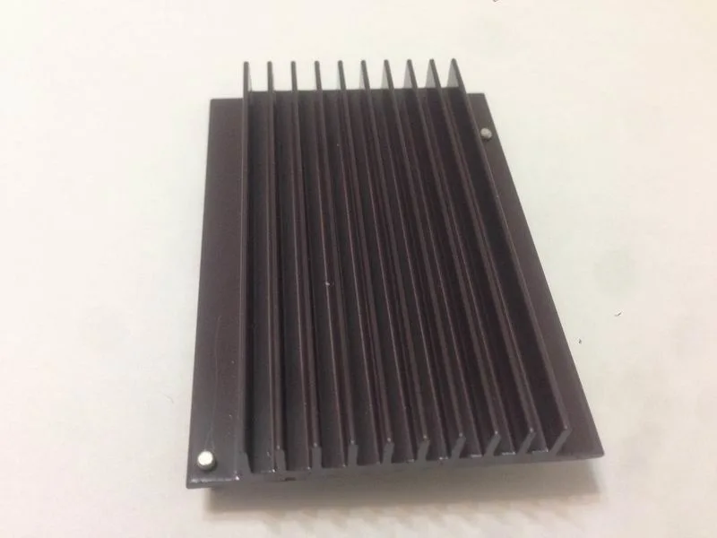 Electronic Heat Sink High-Density Tooth High Power Comb Heat Sink with Nylon Push Pin