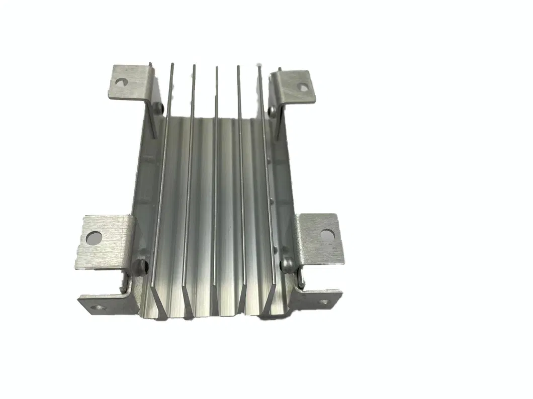 CNC Drilling Machining Aluminum Extruded Heat Sinks Electronic Products Thermal Solution Radiator Aluminum Heat Sinks with Anodizing Plating