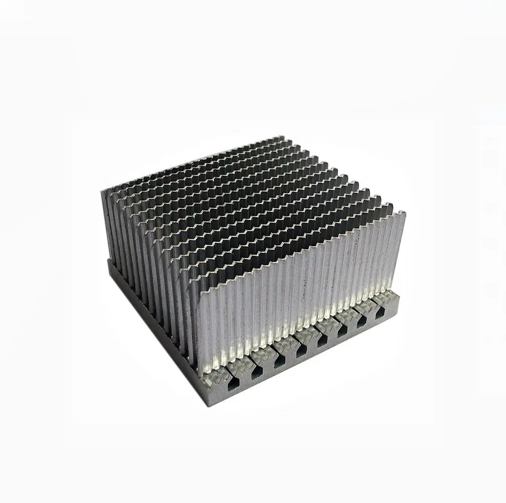 High Quality Industrial Large Aluminum Copper Machining High Power Industry Products Heat Sink with Smooth Contact Flat Surface