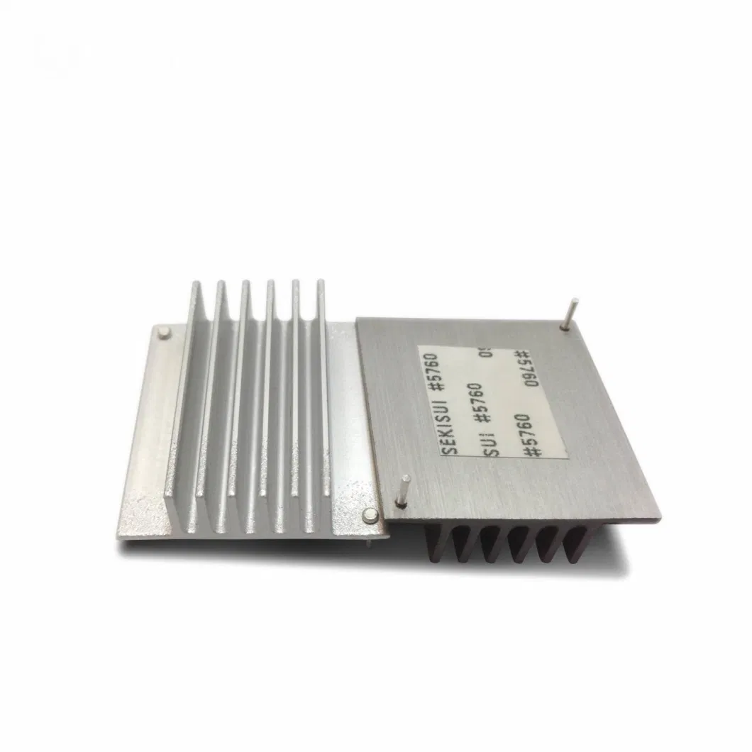 Electronic Heat Sink High-Density Tooth High Power Comb Heat Sink with Nylon Push Pin