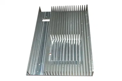 Customer Design OEM Square Shape Silver Anodize High Precision CNC Machining Aluminum Heat Sink
